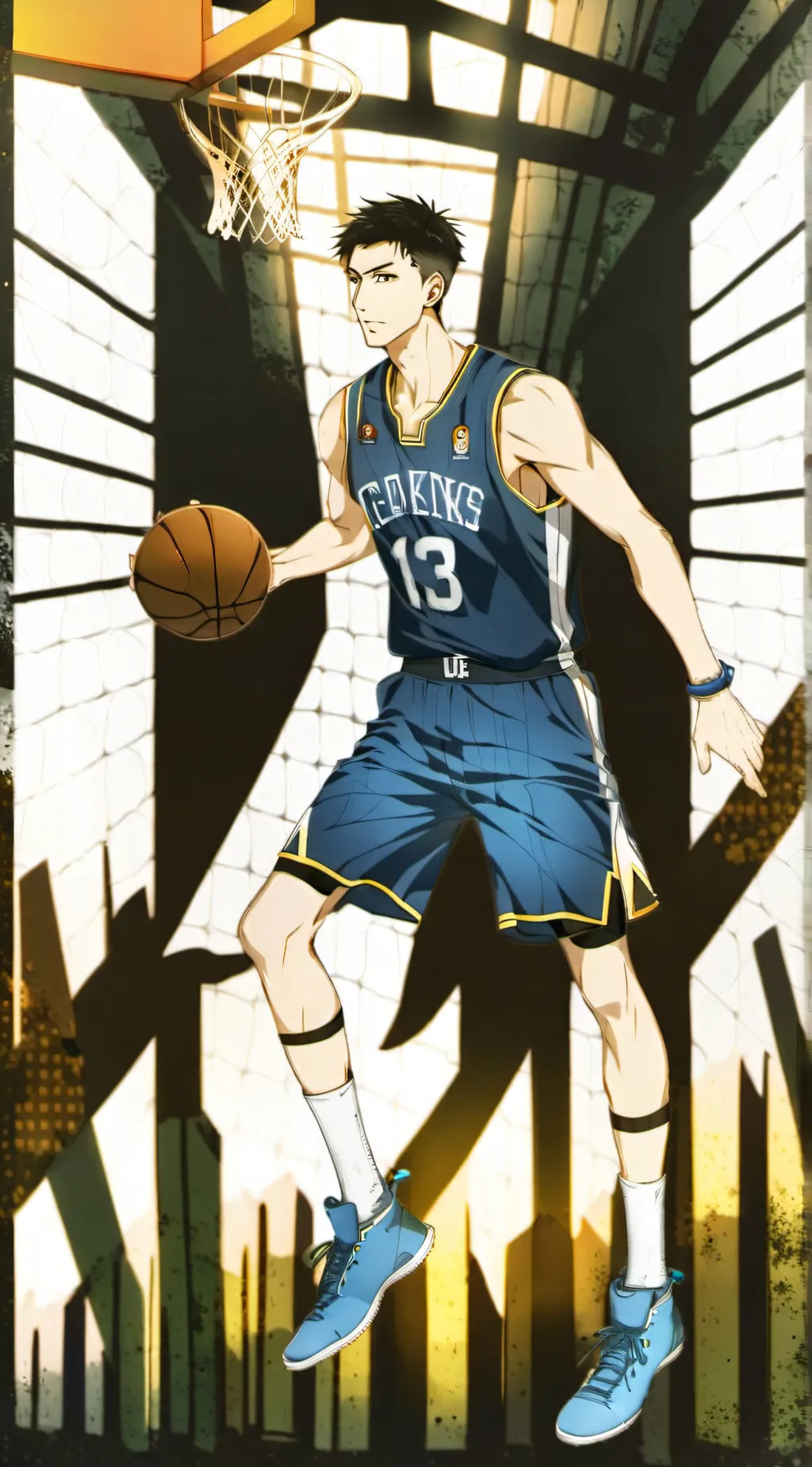 ai character: Basketball NBA🏀 background