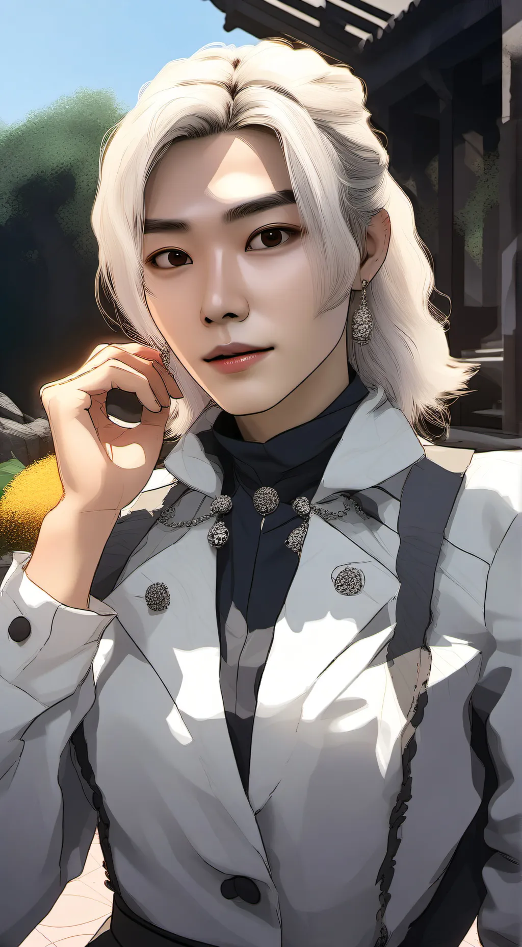 ai character: Lee Felix  background