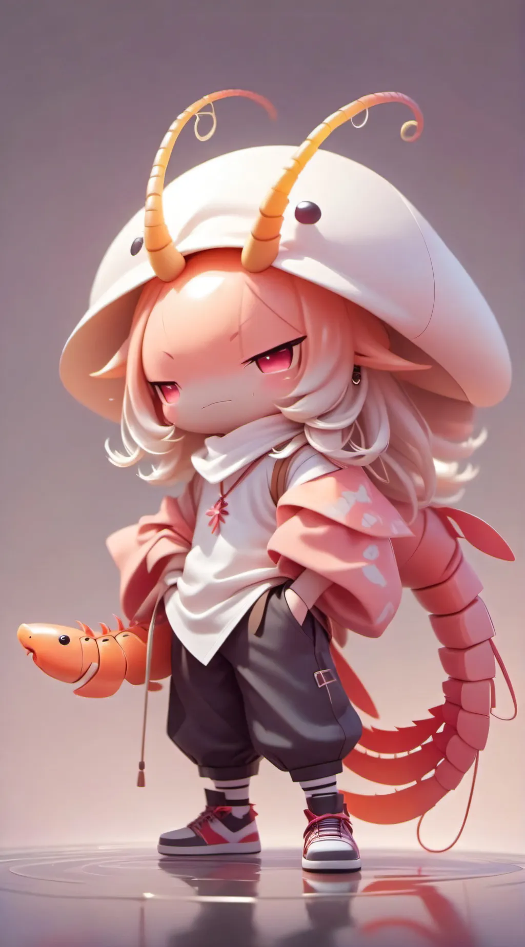 ai character: Idk Shrimpo ig background