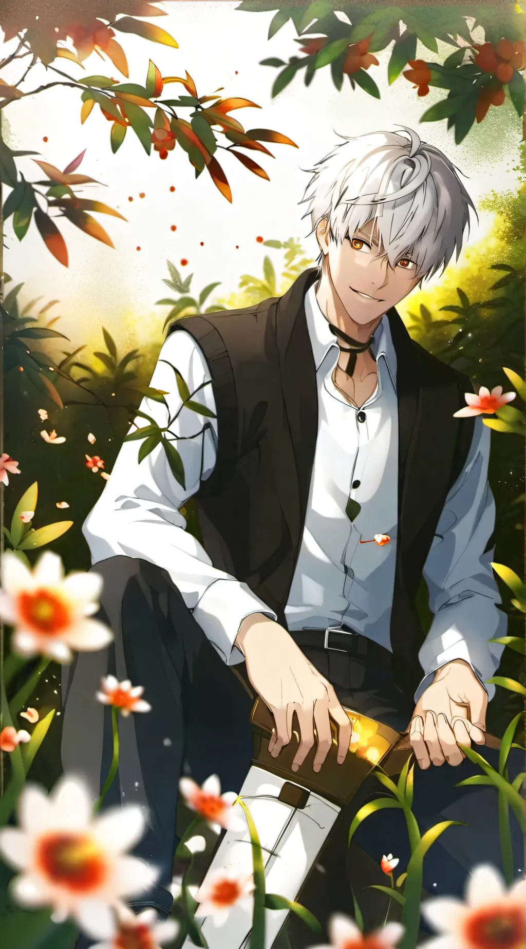ai character: gojos lil bro background