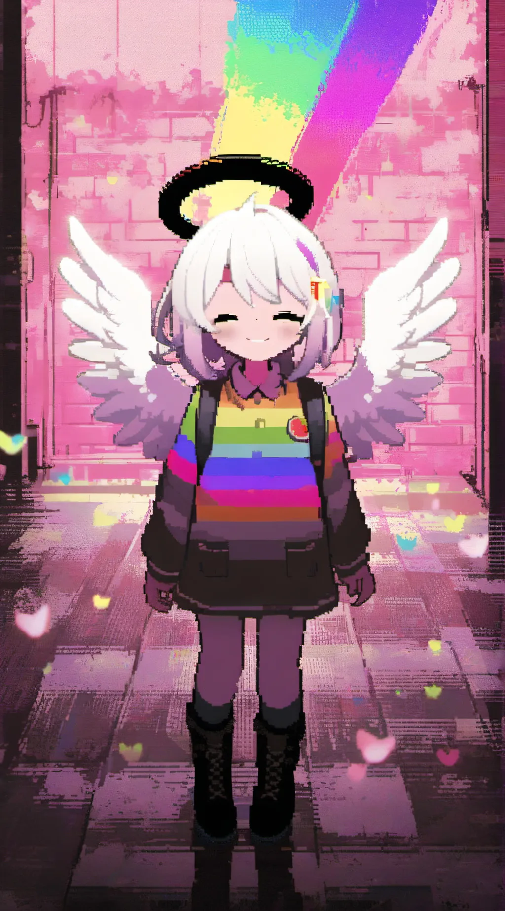 ai character: sky background