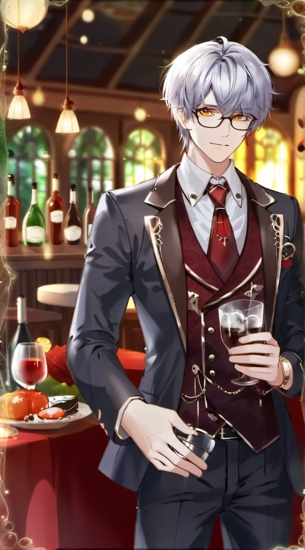 ai character: afterlife background