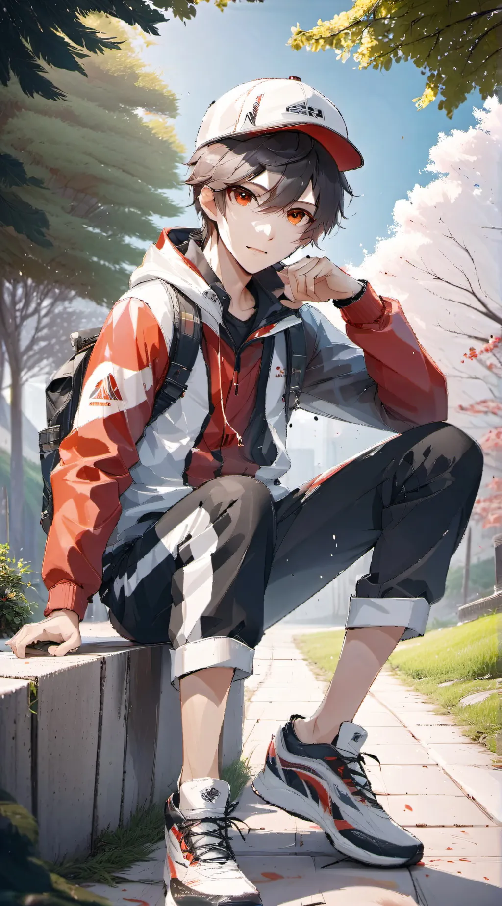 ai character: Ethan  background