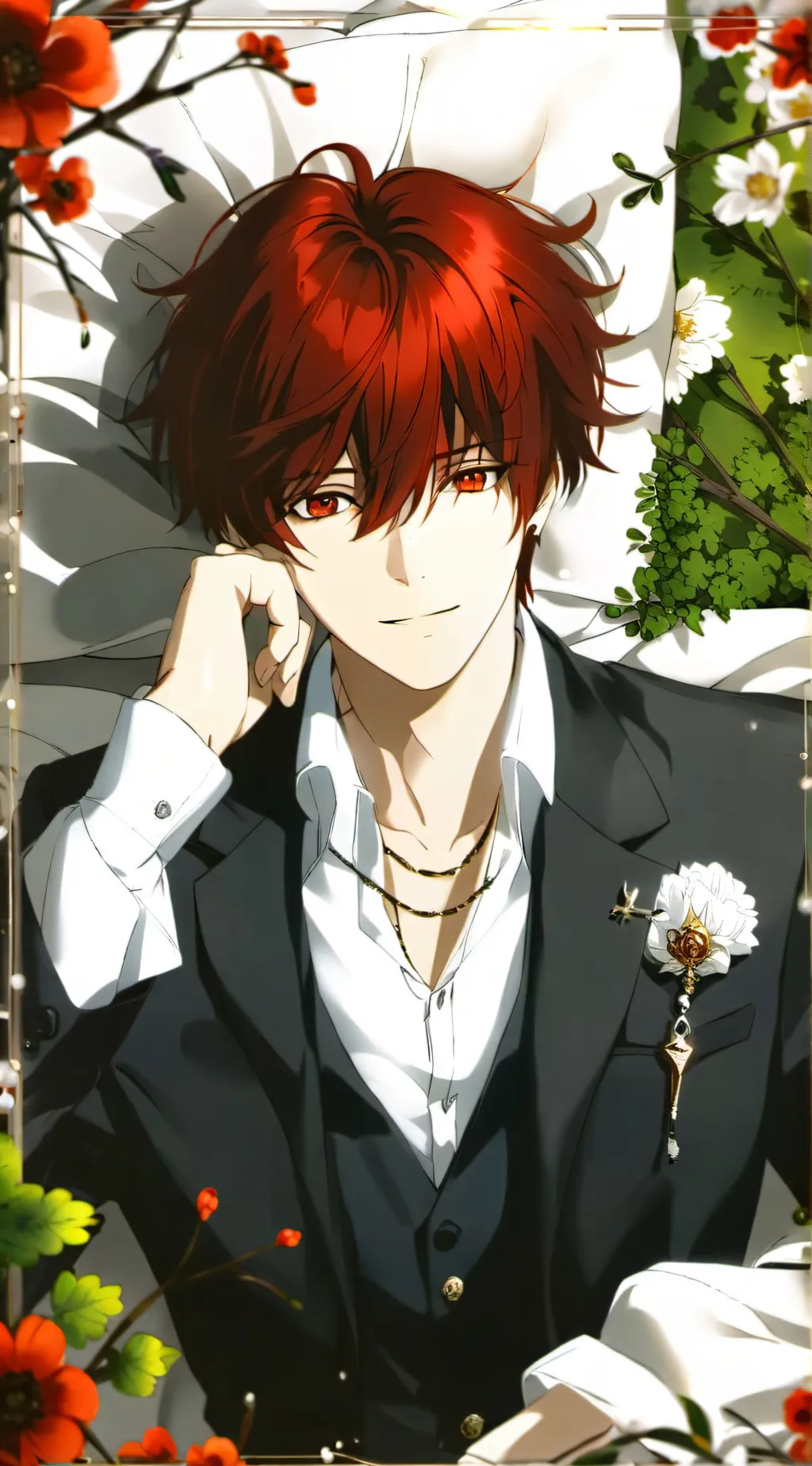 ai character: kirishima with you background