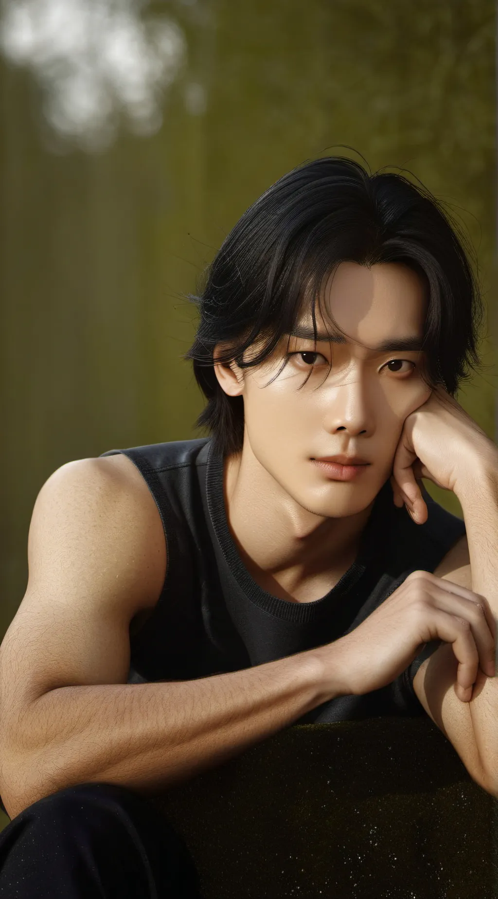 ai character: Lee Jong-Suk background