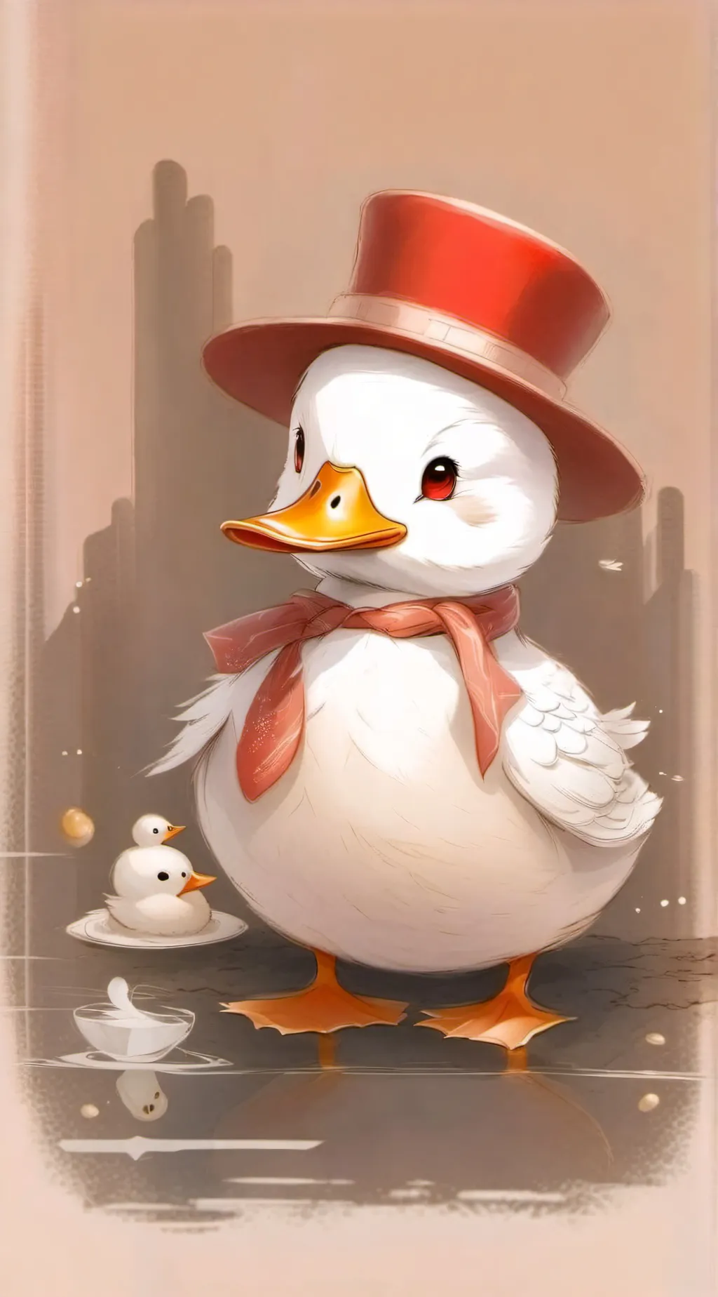 ai character: Announcement #2 background