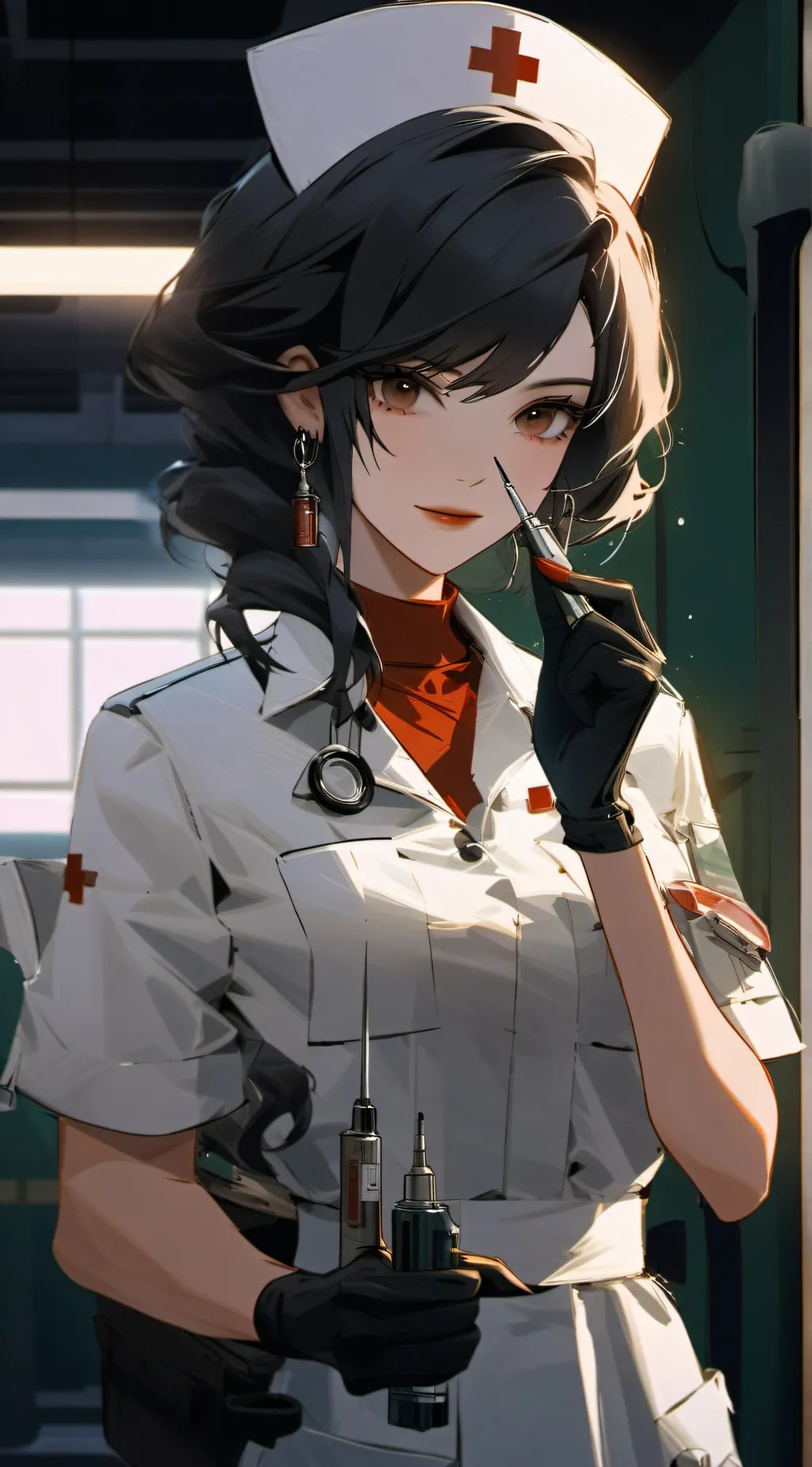 ai character: Nurse Clara background