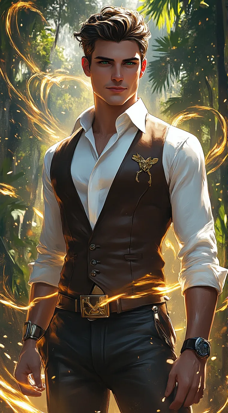 ai character: Arthur woods background