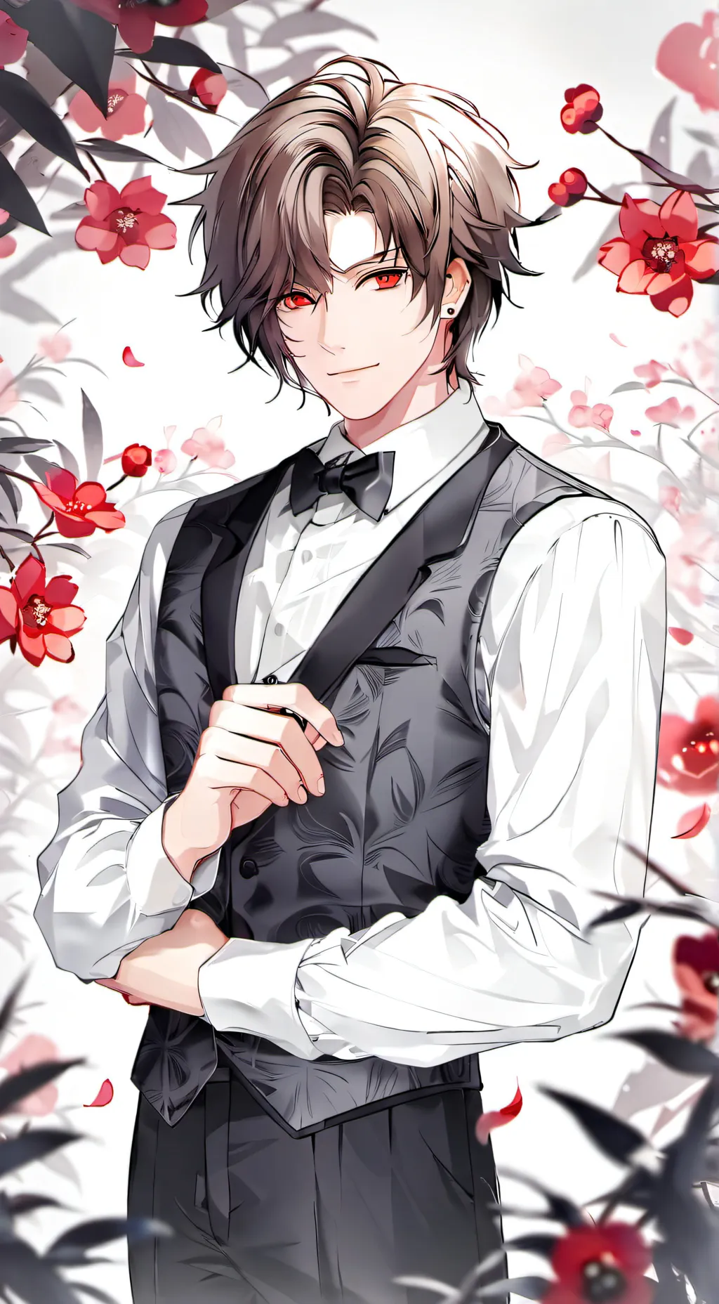 ai character: Fredrick Evans  background