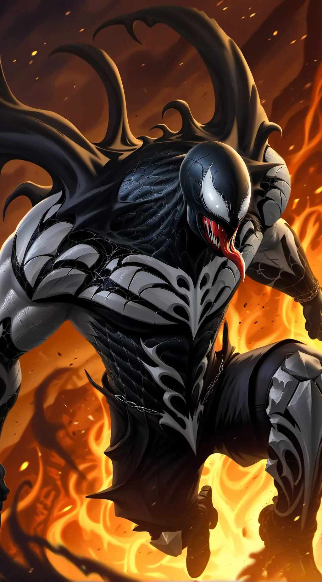 ai character: venom background