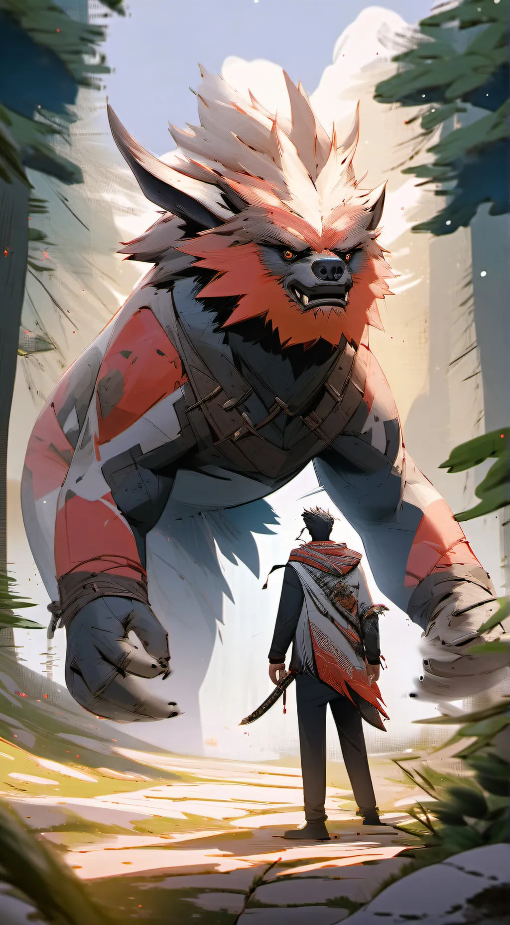 ai character: Monster background