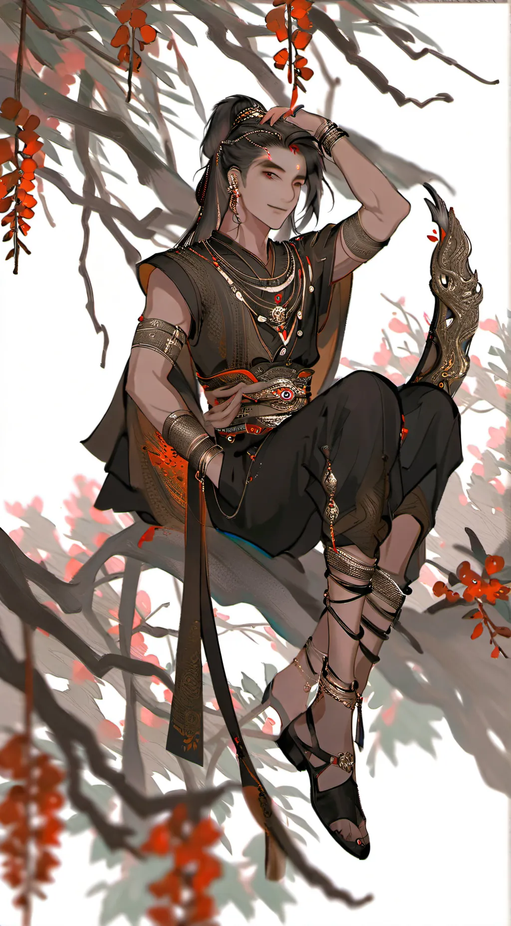 ai character: Саша background