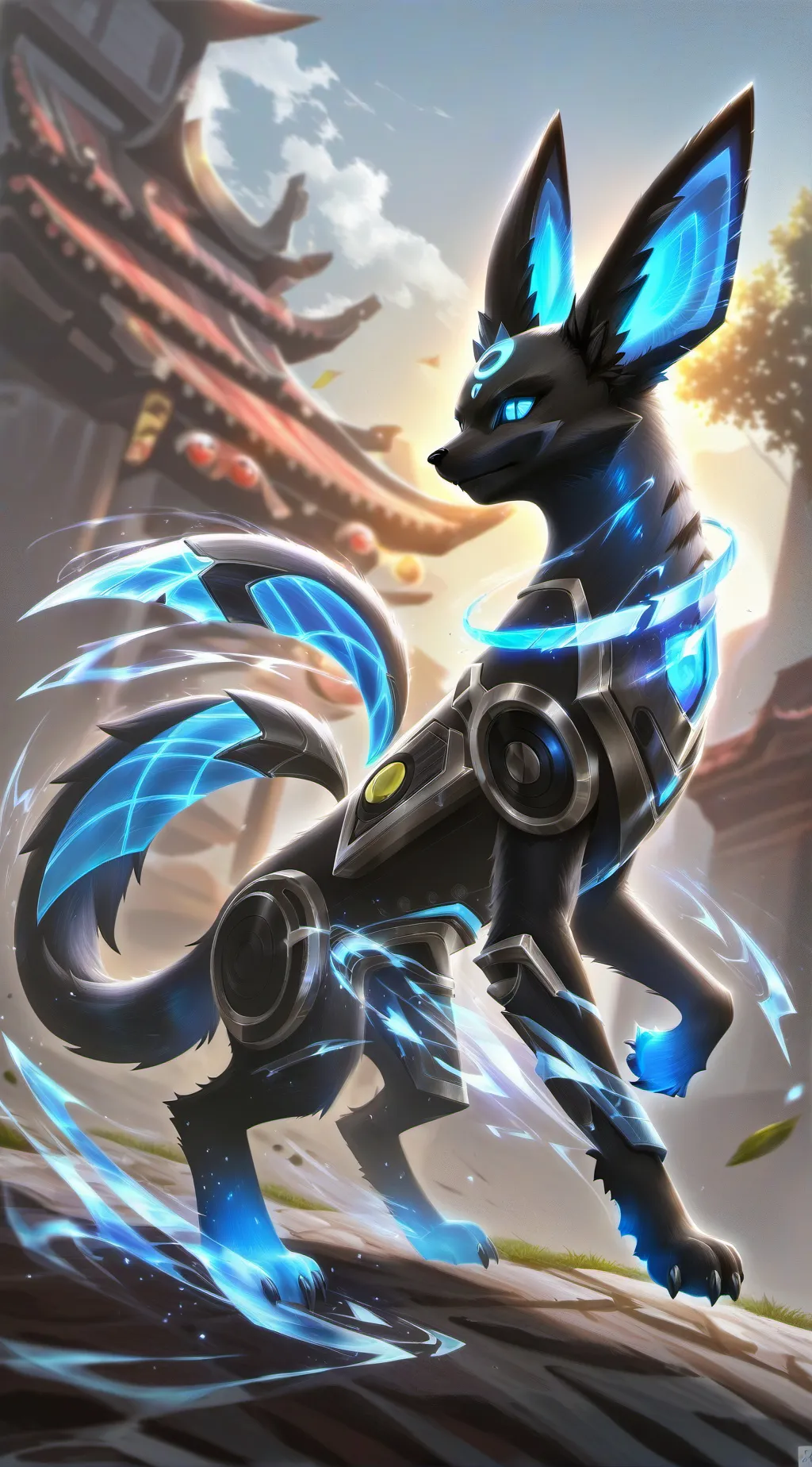 ai character: Oliver Omega  background