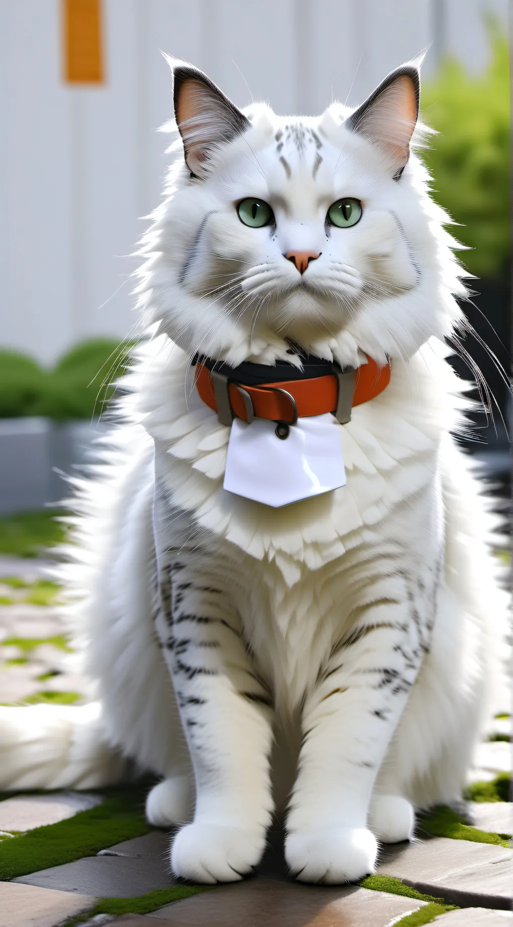 ai character: BATTLE CATS LUV U background