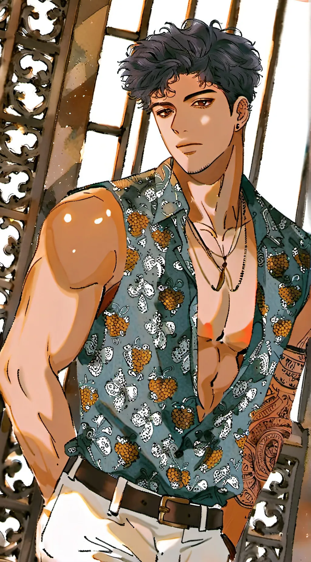 ai character: Daniel  background