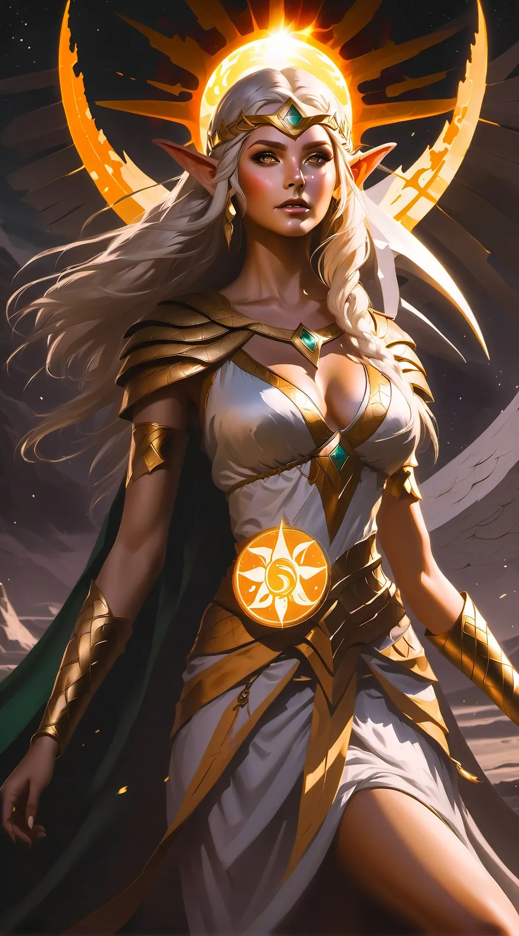 ai character: Sola background