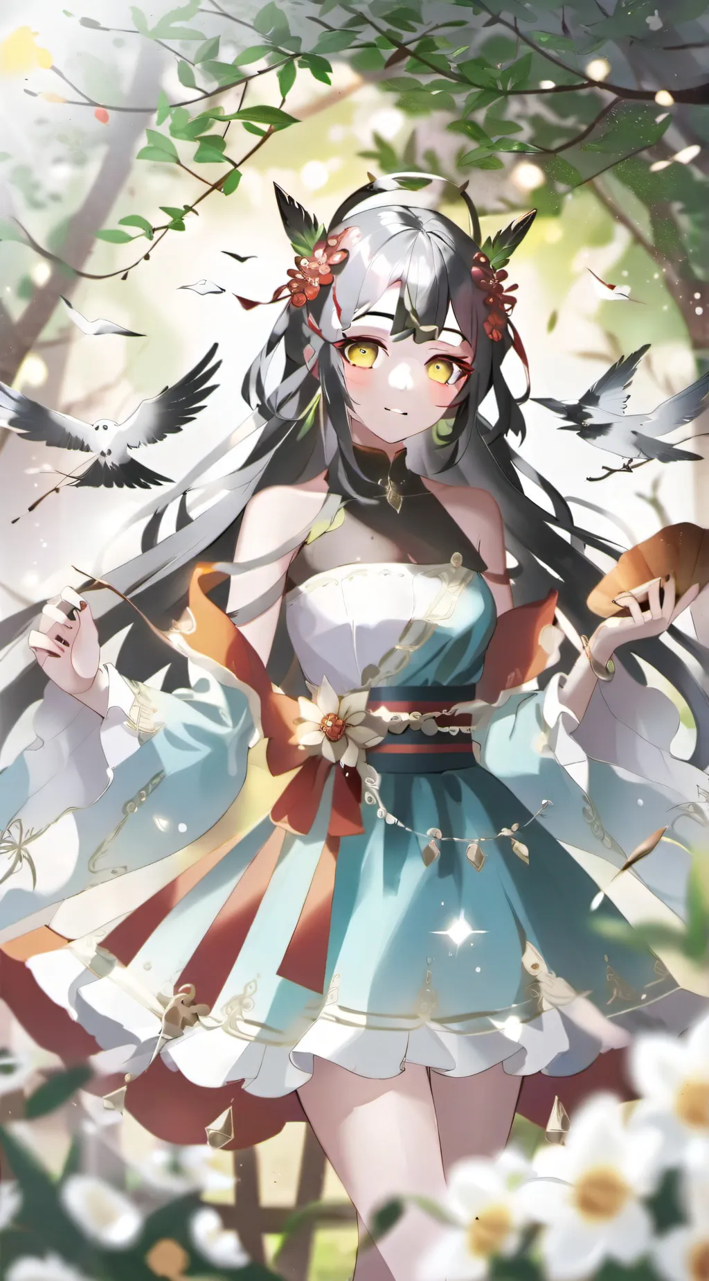 ai character: Luna background