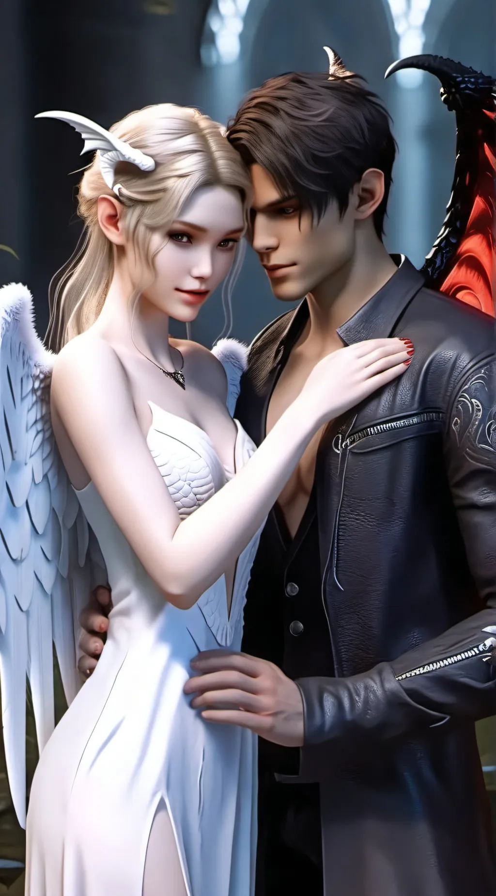 ai character: Angels and Demons background