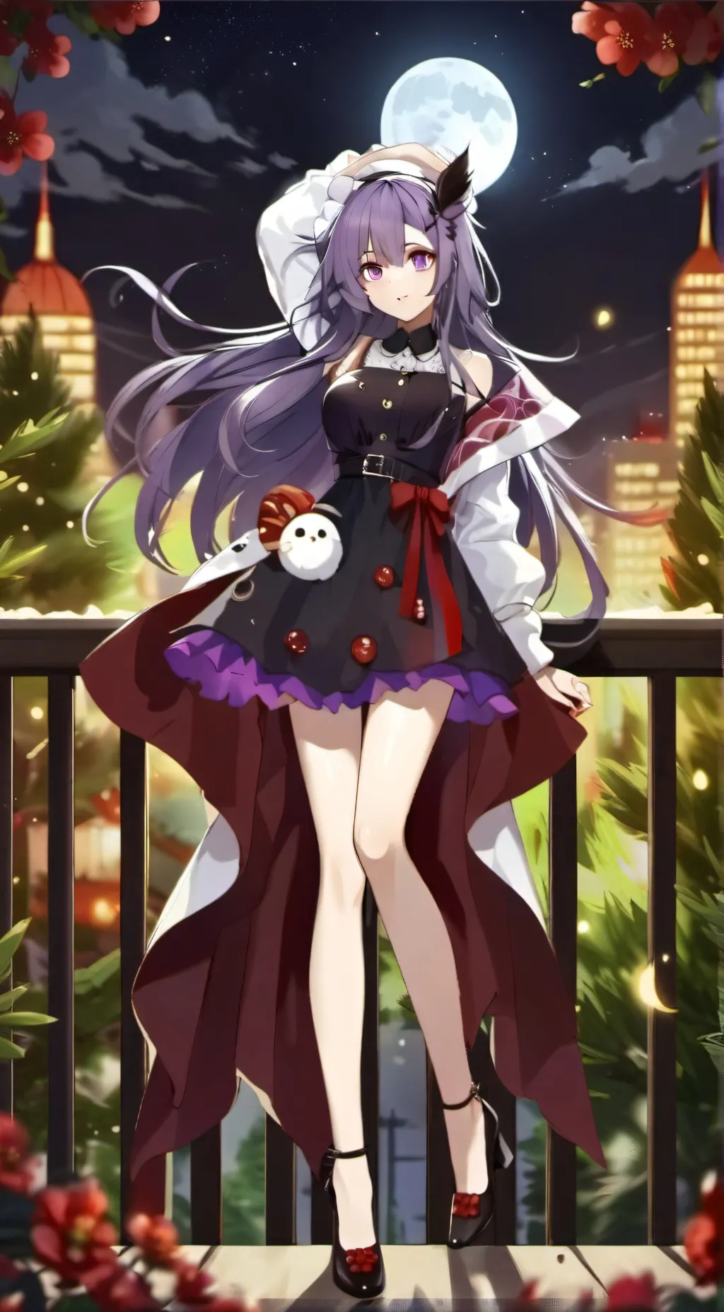 ai character: lunar veil/Luna background
