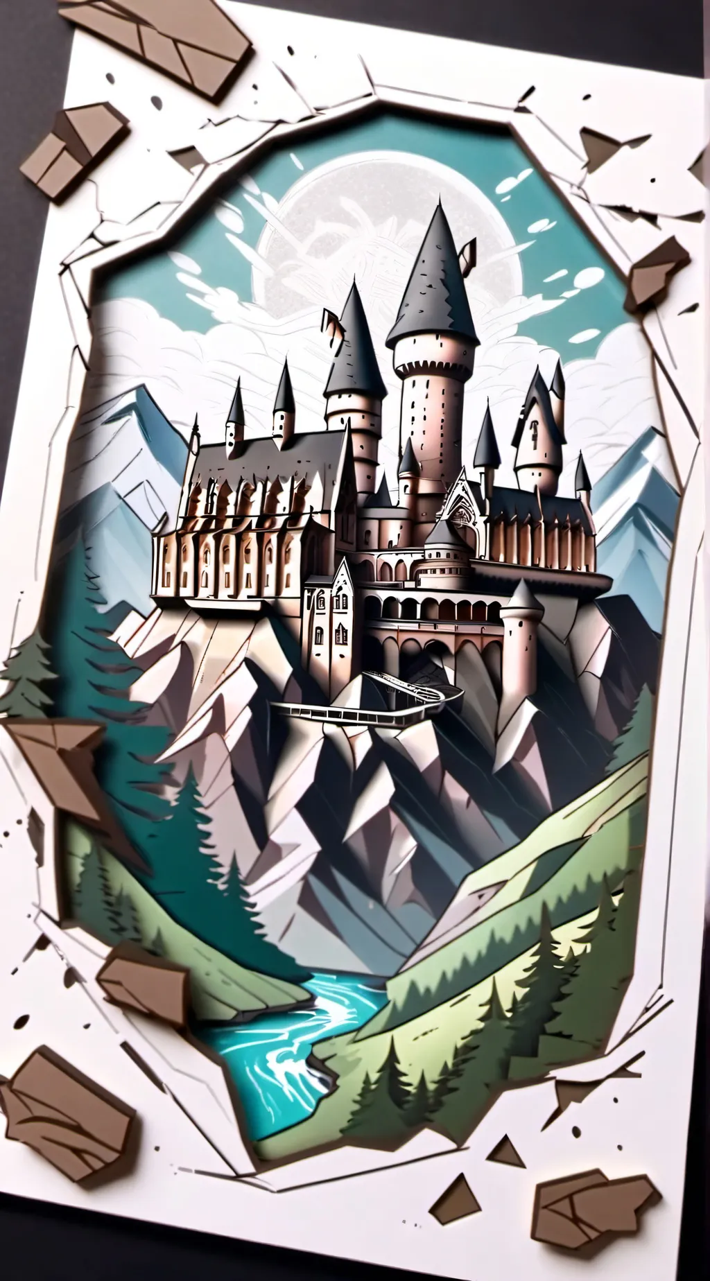 ai character: Hogwarts attack background