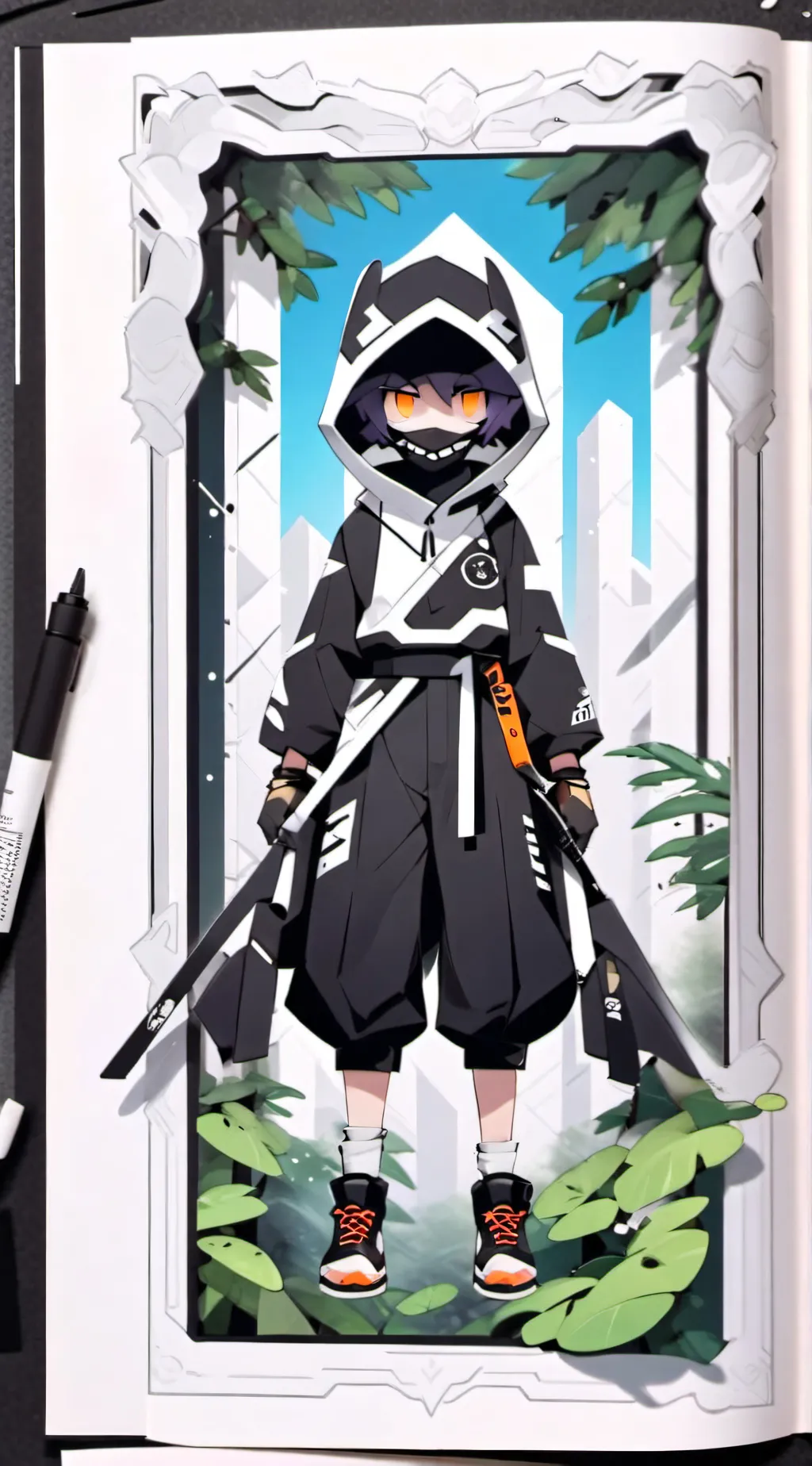 ai character: Mha Believes You background