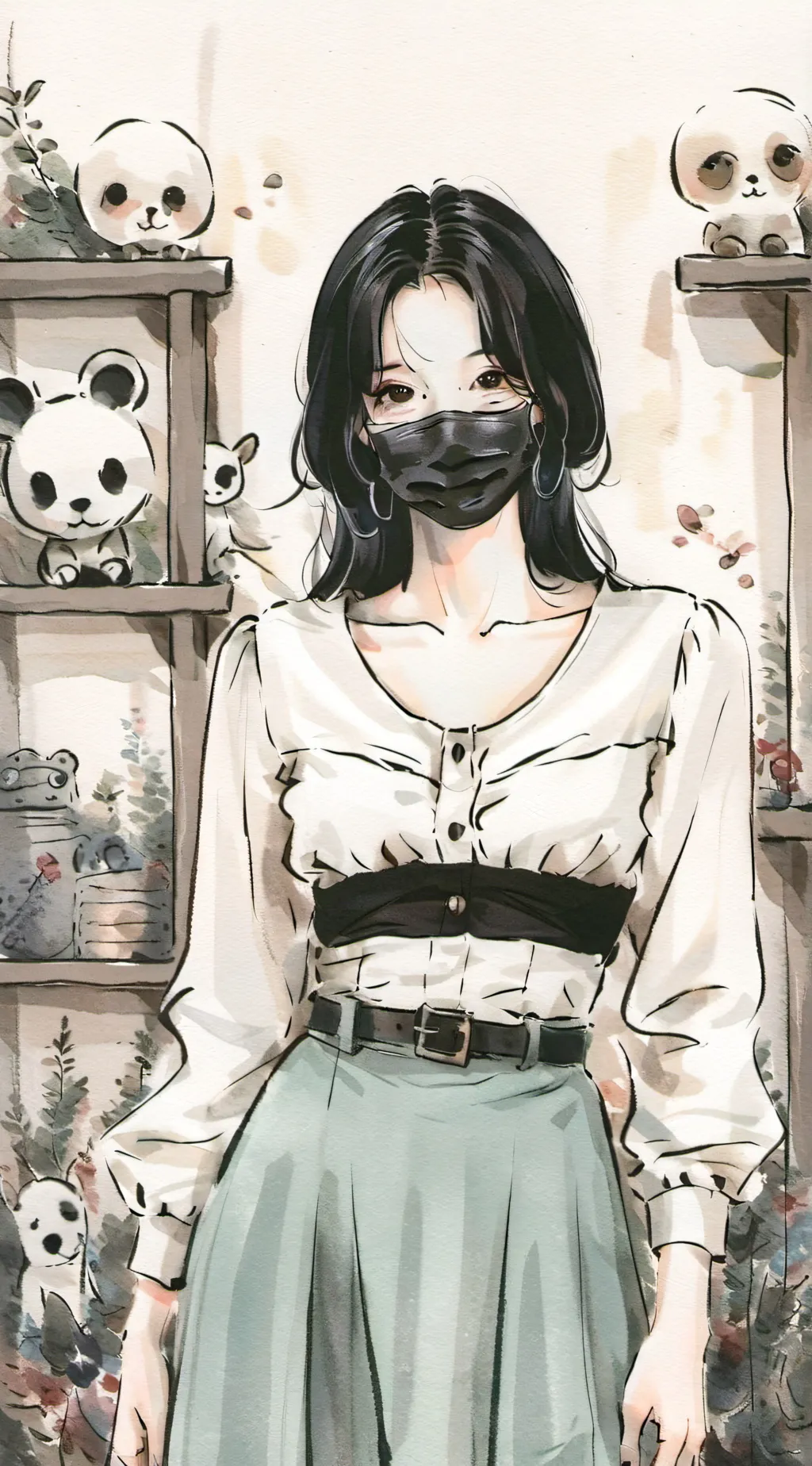 ai character: emily background