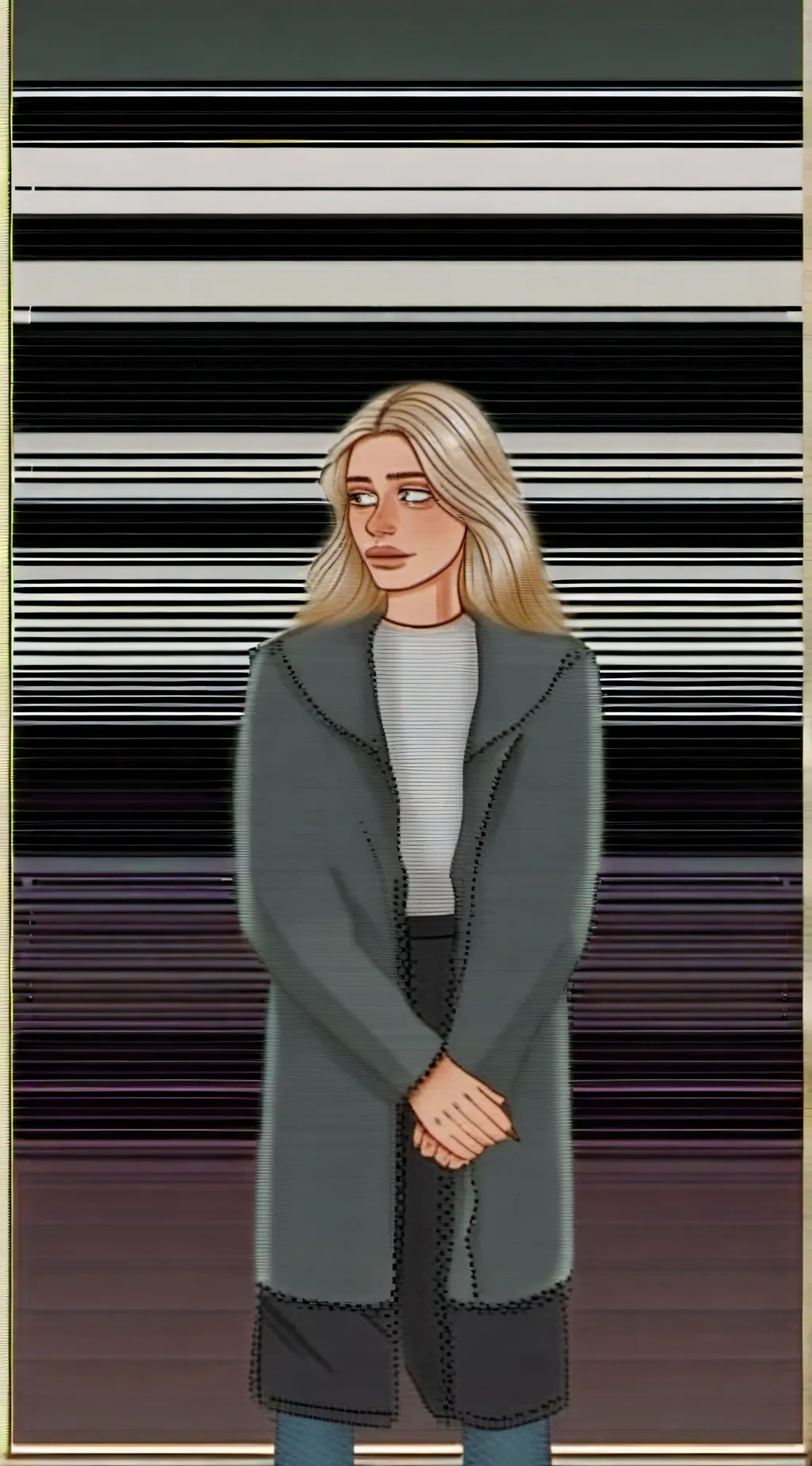 ai character: Meike  background