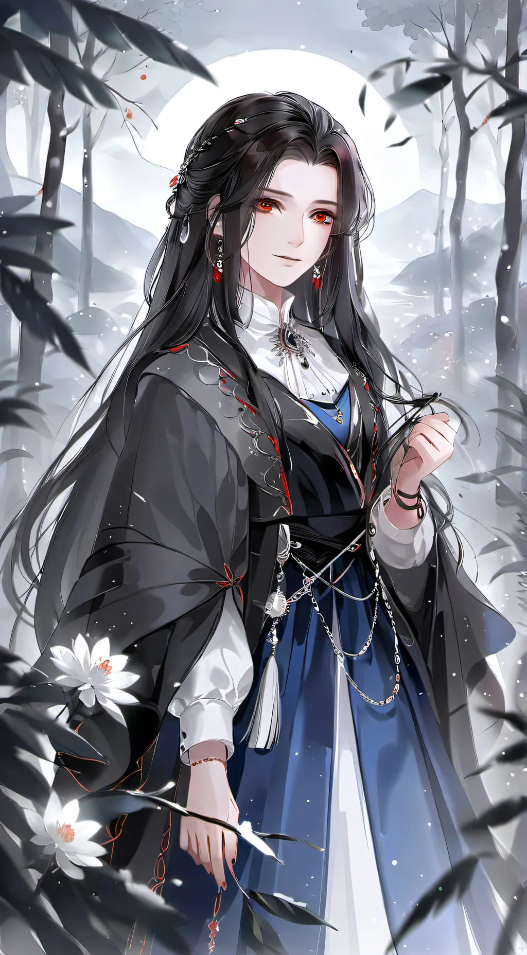 ai character:  hashira background