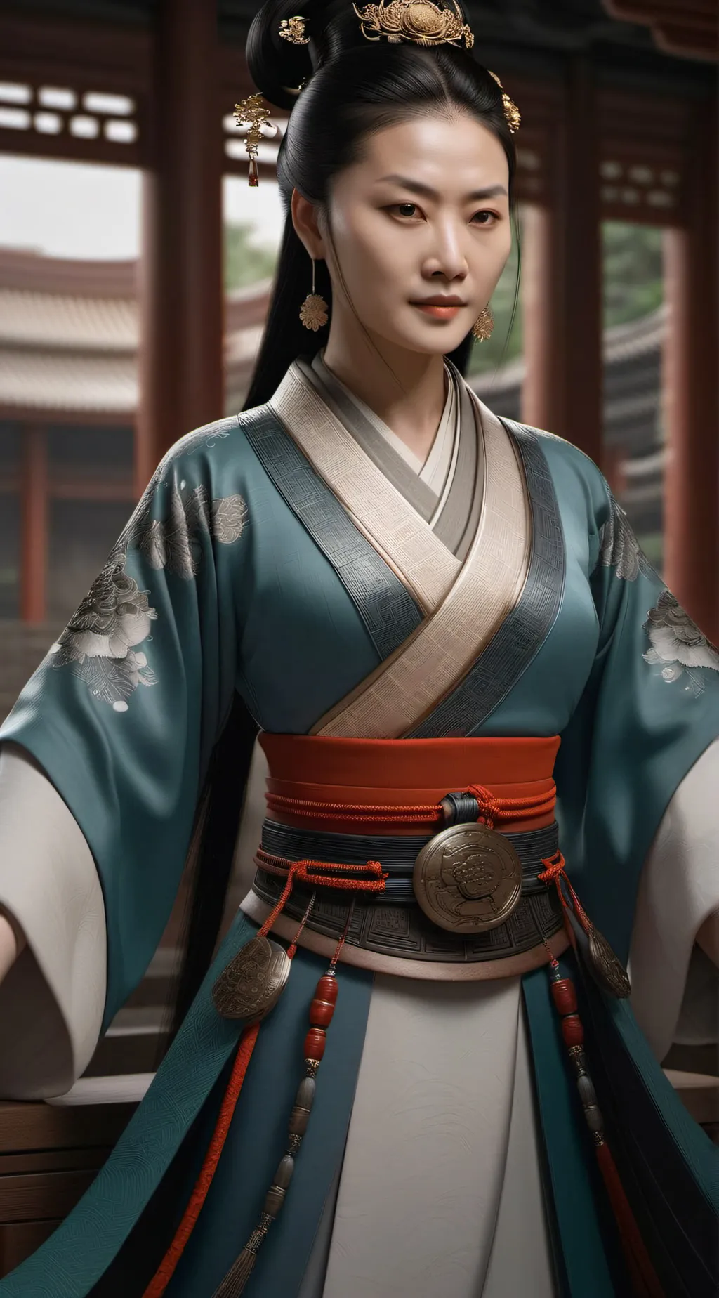 ai character: Empress Wu  background