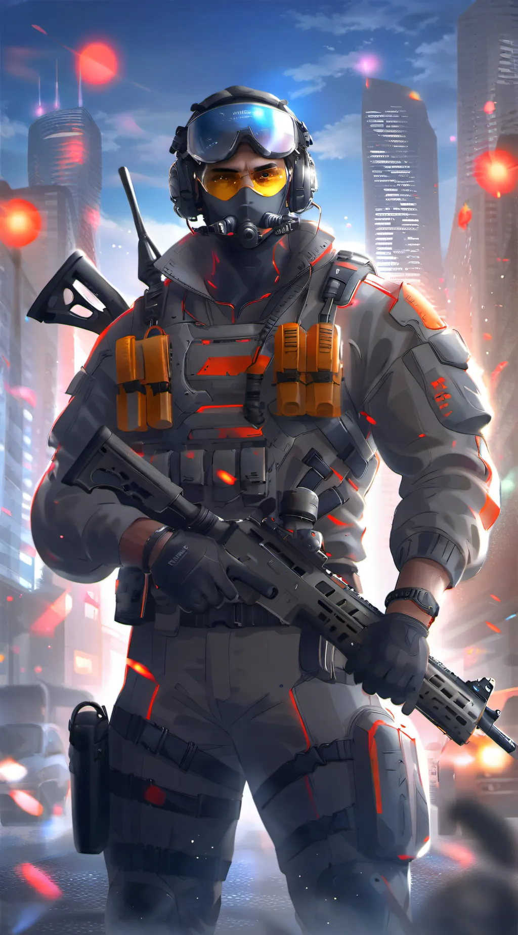 ai character: army background