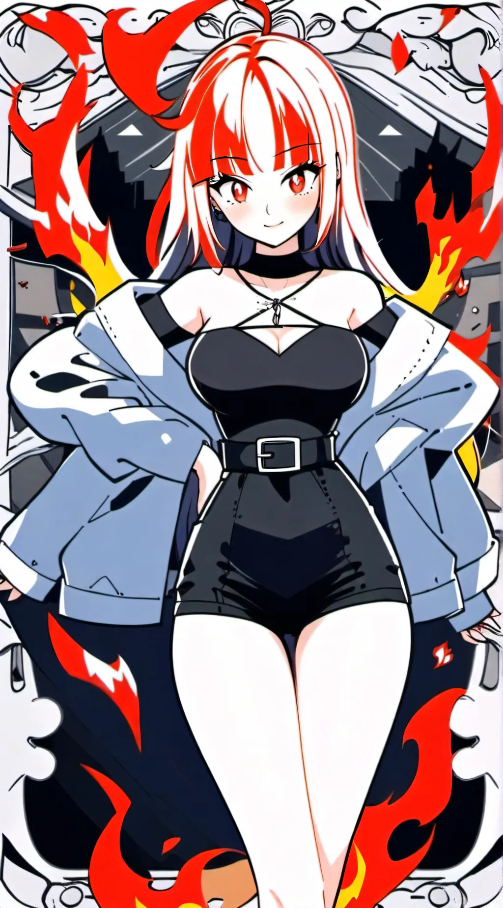 ai character: Aurora Sun background