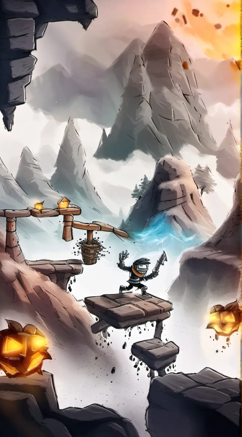 ai character: GRIEF megacollab background