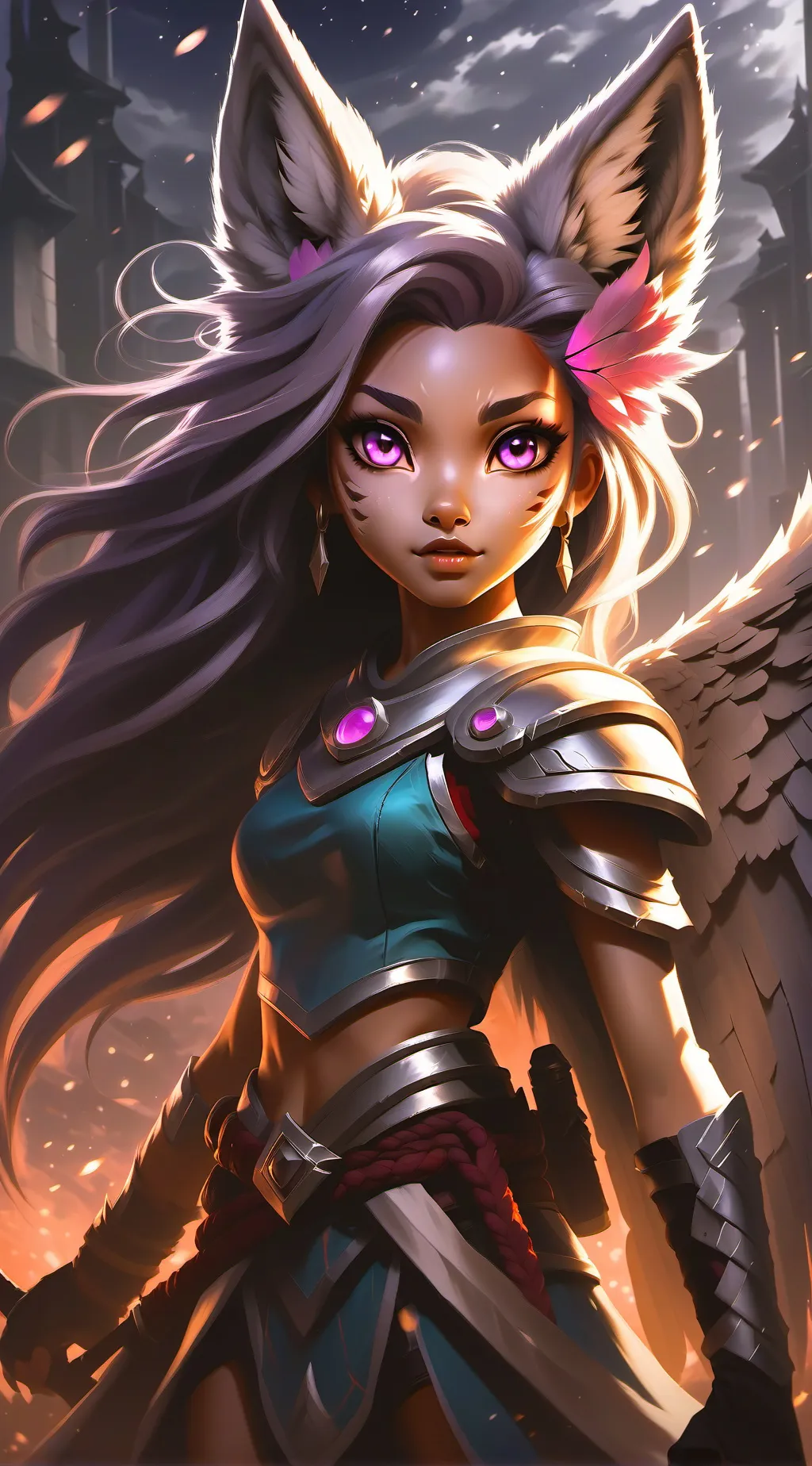 ai character: Serenity background