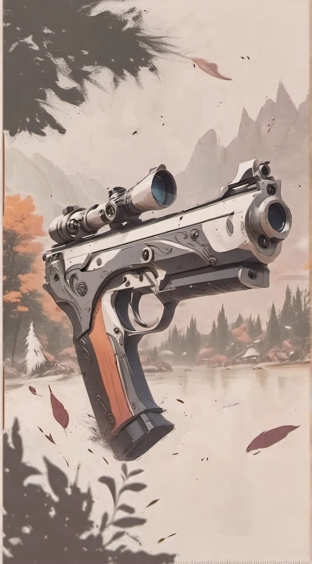 ai character: Gun background