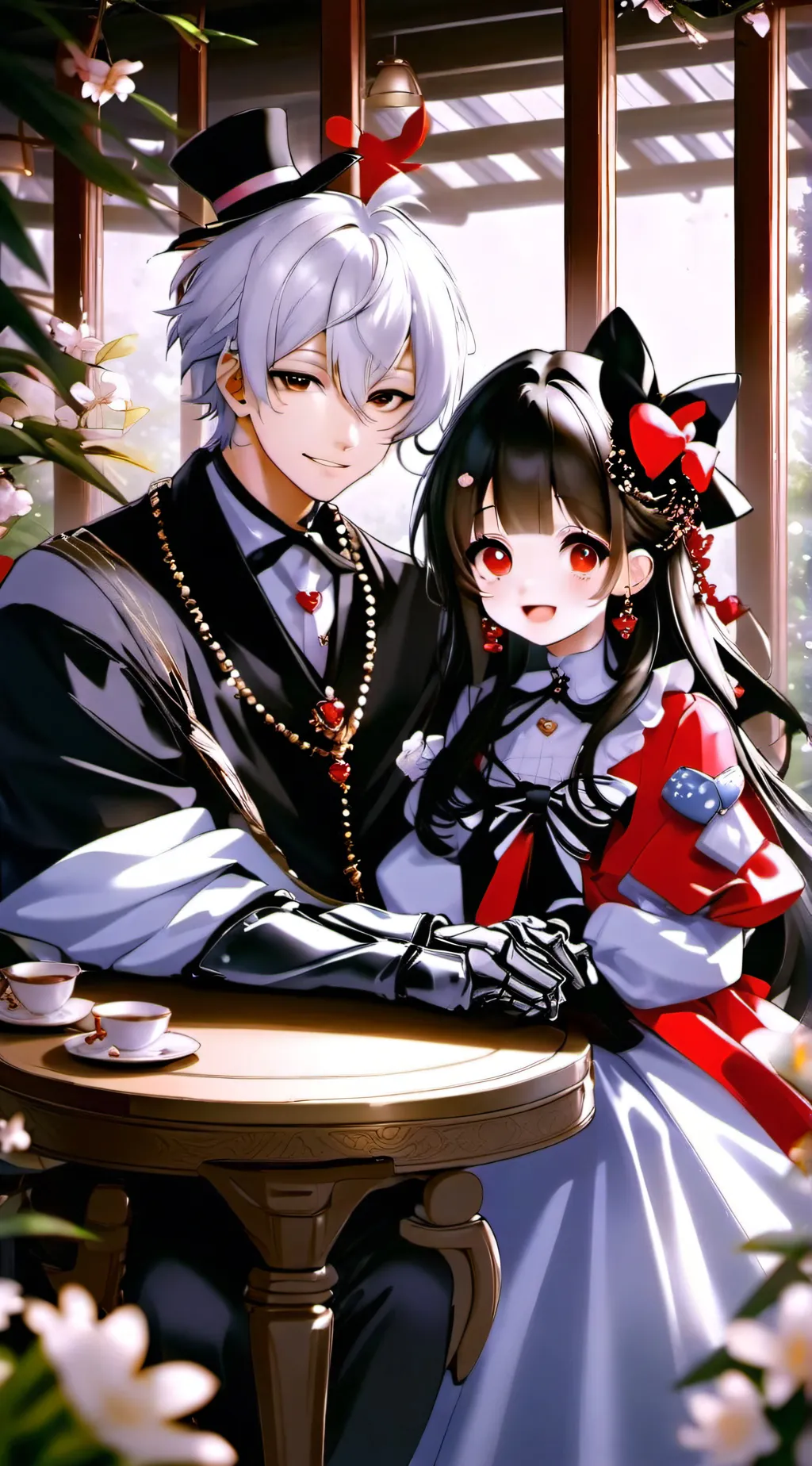 ai character: Mark and Ashley background