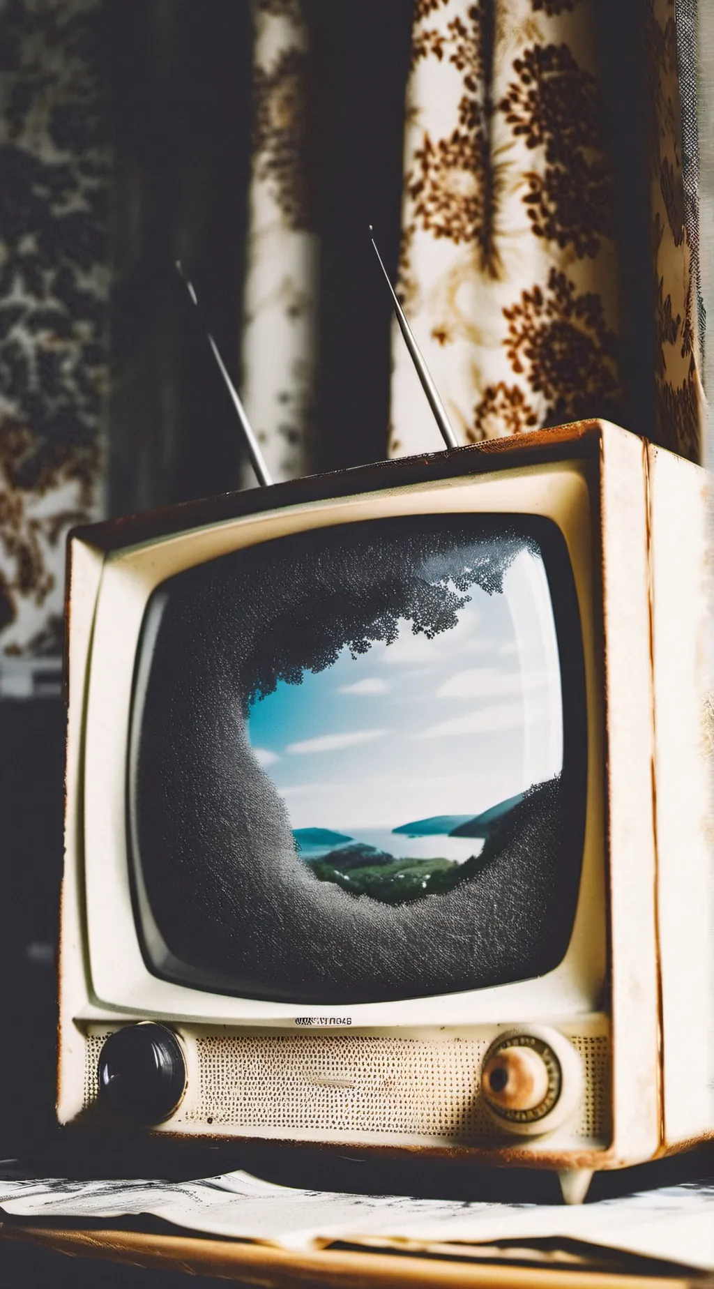 ai character: TV Error Code: 666 background