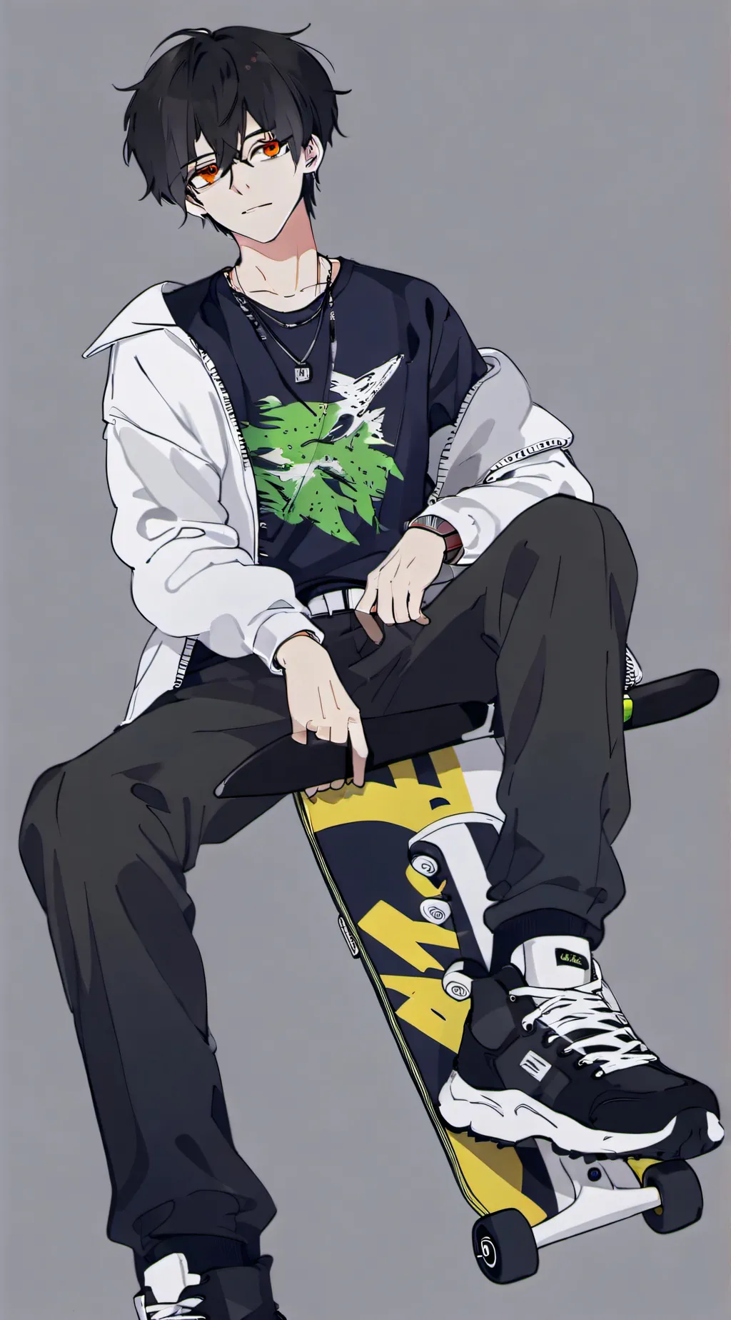 ai character: Theo background