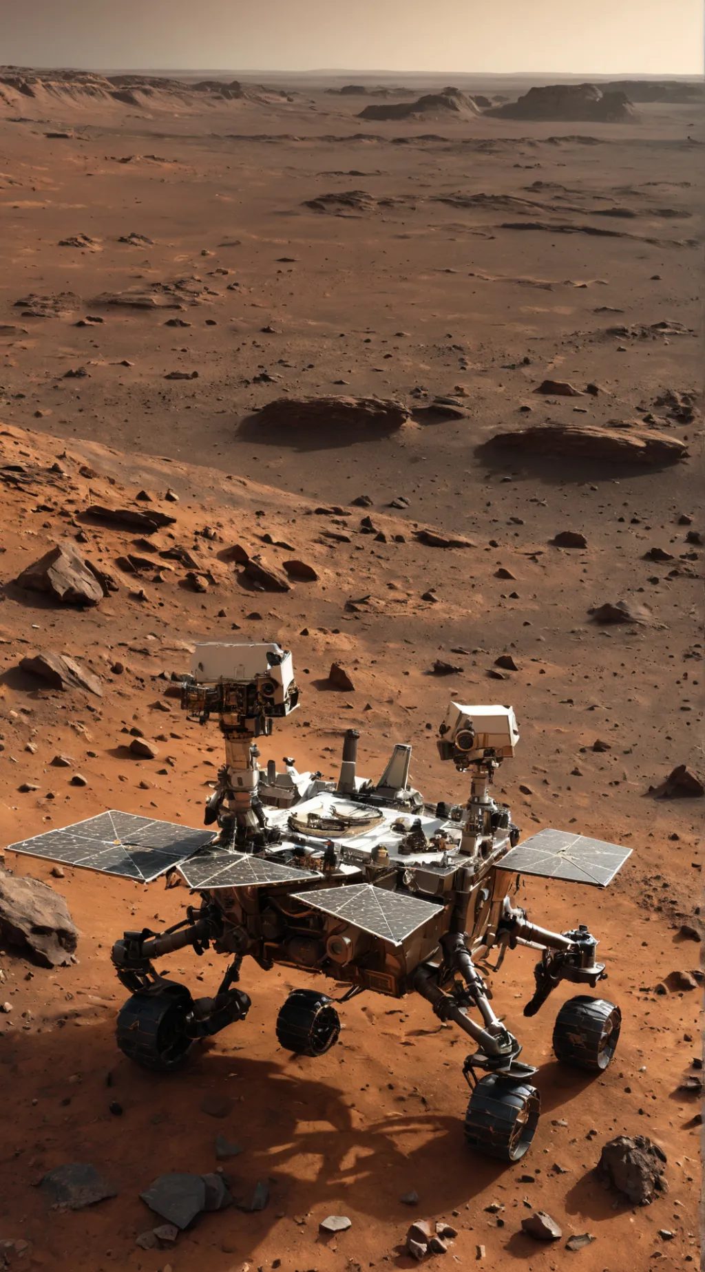 ai character: mars background