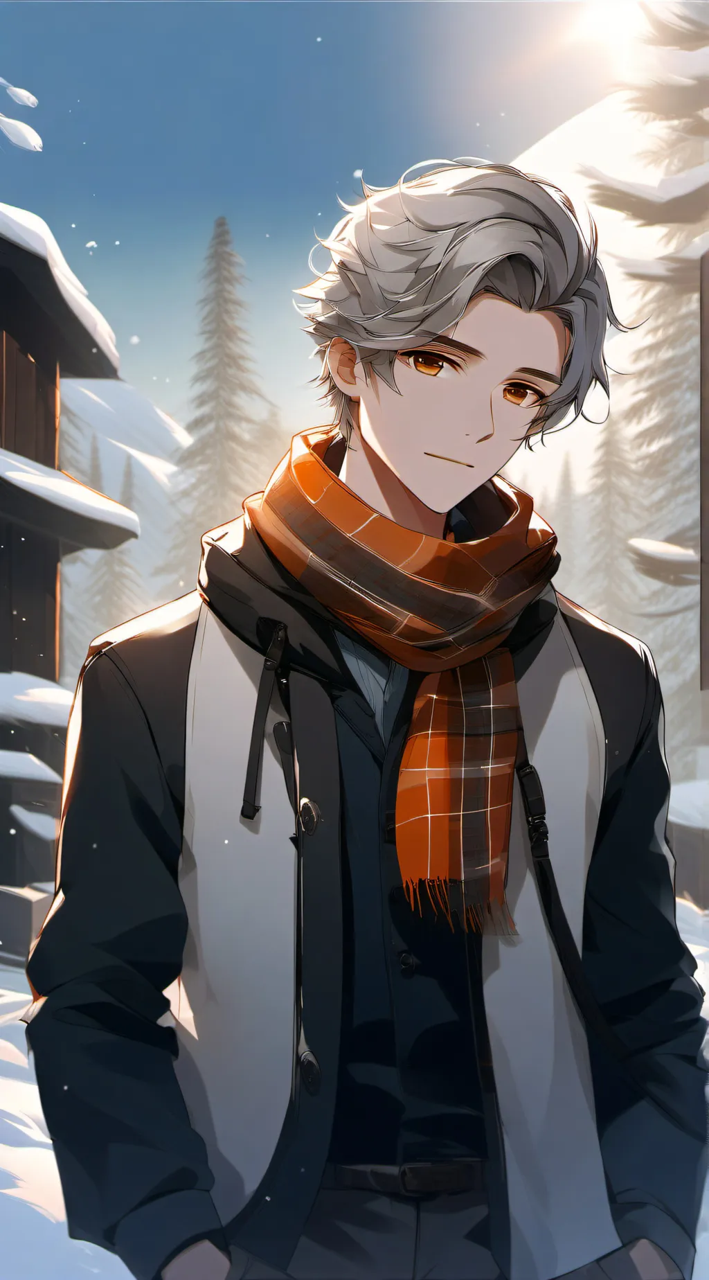ai character: ⛄️Alaster⛄️ background