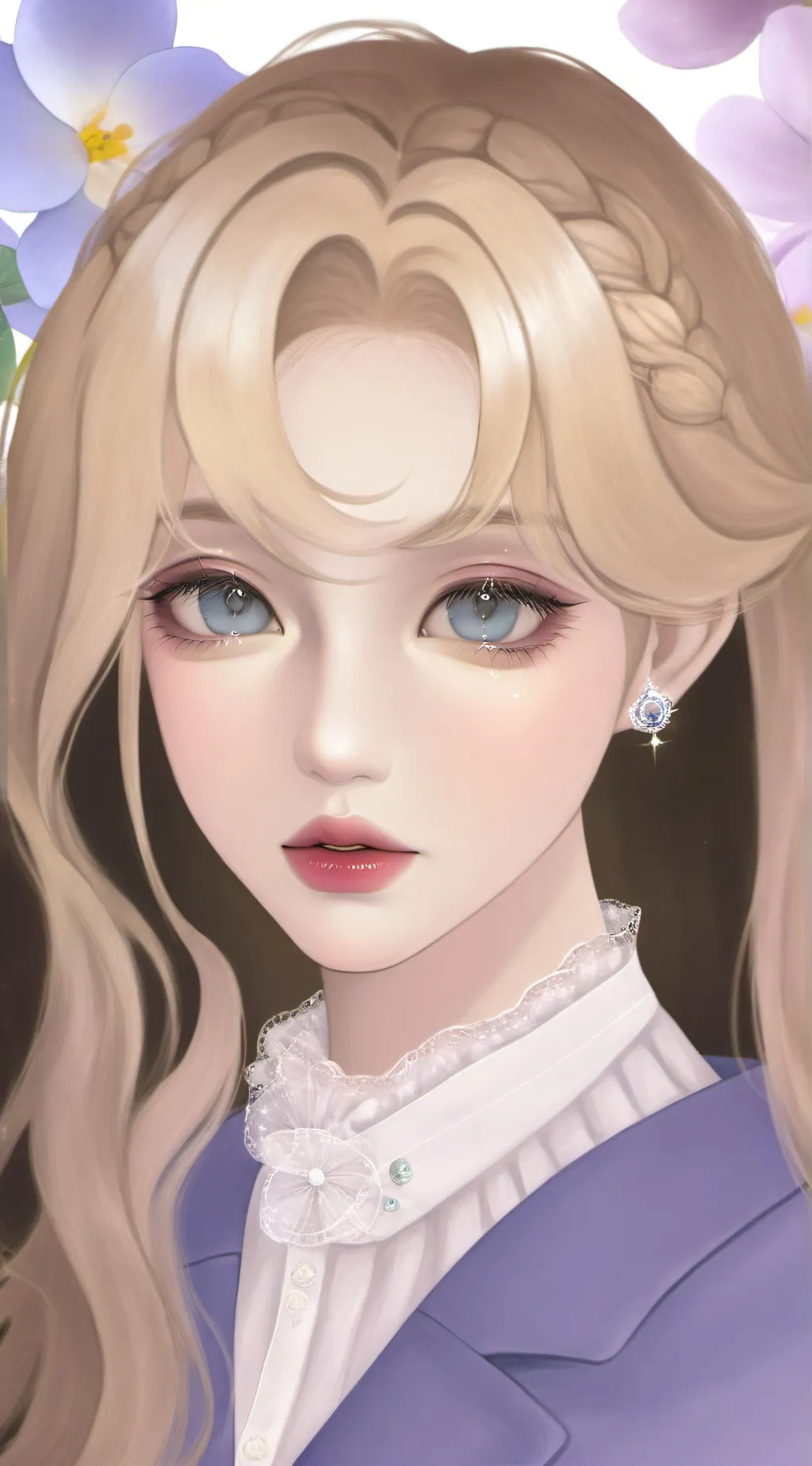 ai character: Scarlet background