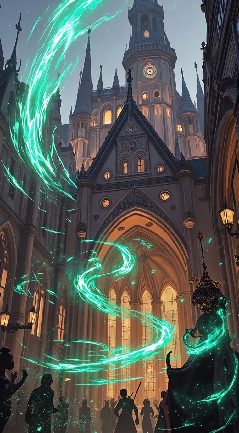 ai character: Hogwarts background