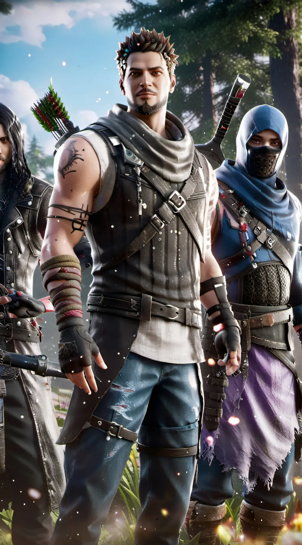ai character: Fortnite ￼ background