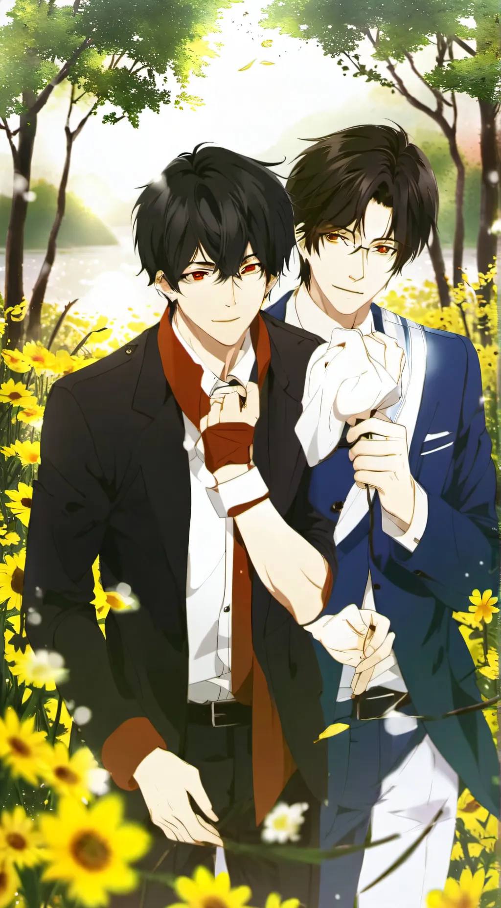 ai character: Aaron and jason background