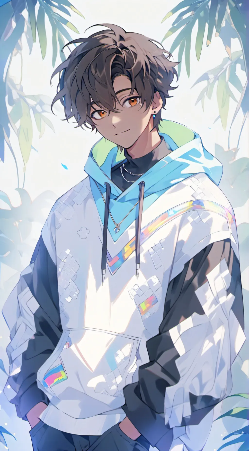 ai character: ✌️𝙻𝚎𝚘𝚗✌️ background