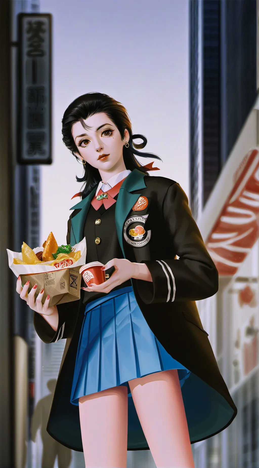 ai character: Amir's Sister😳🍑 background