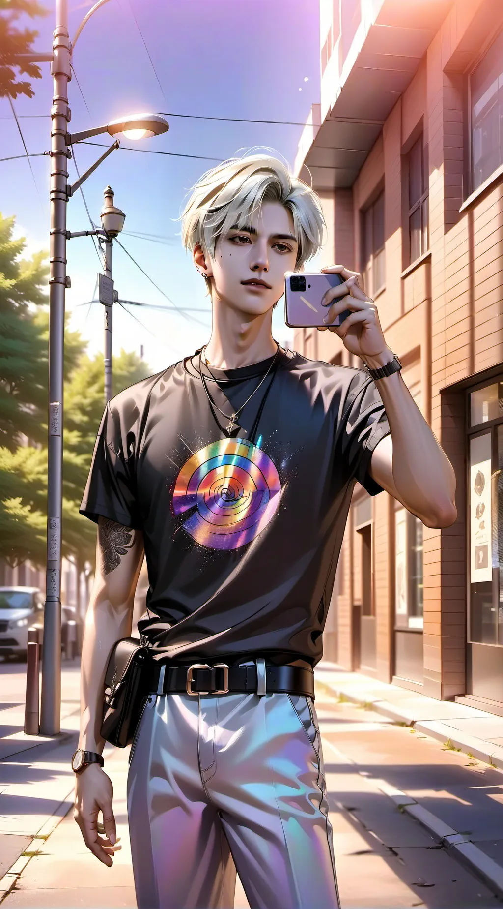 ai character: Дилан  background