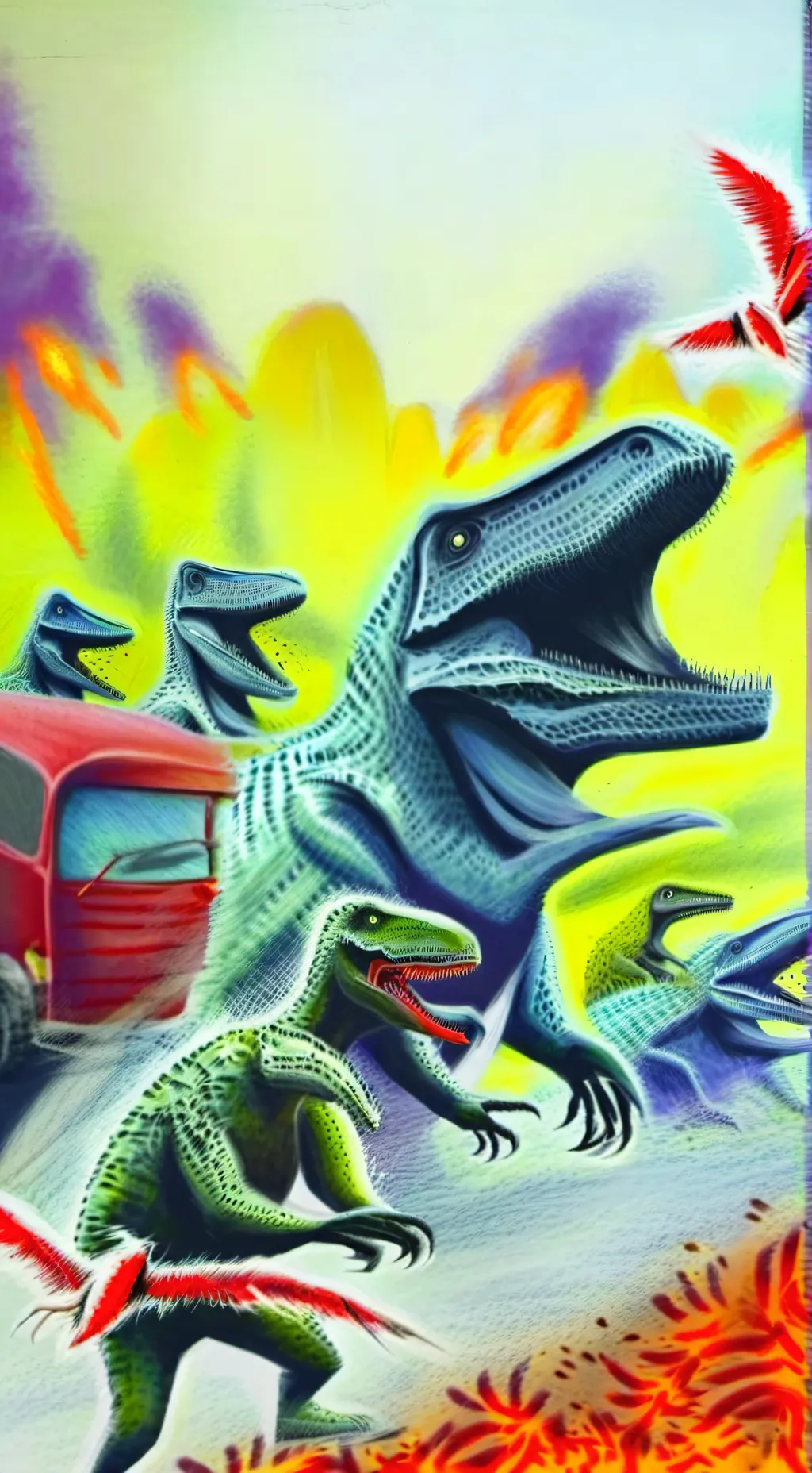 ai character: dinosaurs attack! background