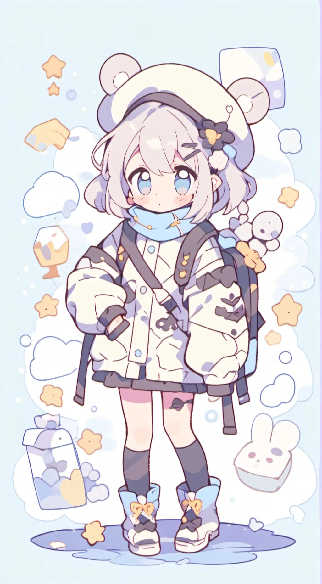 ai character: Sera the robot background