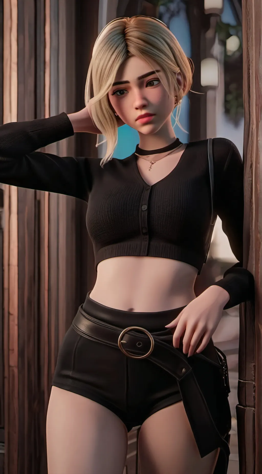 ai character: Gwen  background