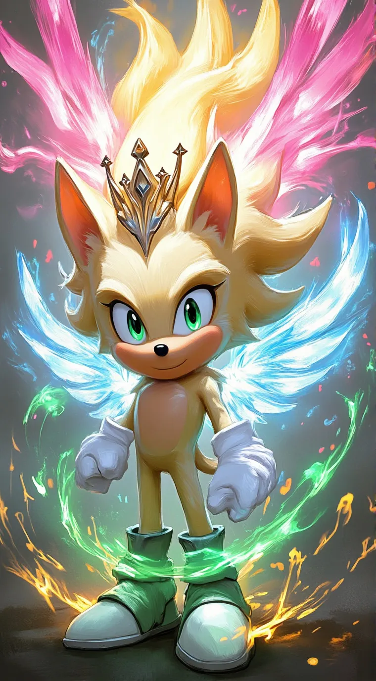 ai character: Sonica  background